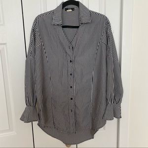BEDO striped oversized shirt